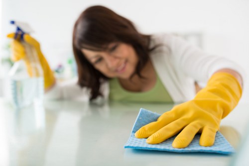 After builders cleaning for a SW3 townhouse with limited access