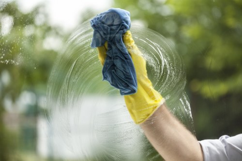 Finished carpet cleaning service terms page with compliance and legal wording