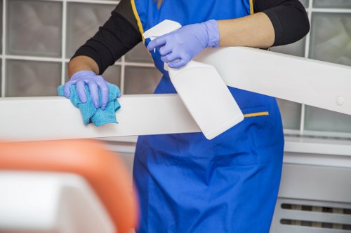 Local Airbnb cleaner preparing a guest-ready bedroom in Chelsea